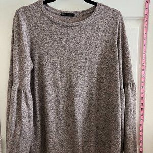Womens Pink and Black Sweater. Size Medium.